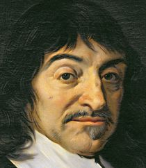 Portrait of Rene Descartes c.1649 von Frans Hals