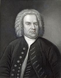 Portrait of Johann Sebastian Bach by Elias Gottleib Haussmann