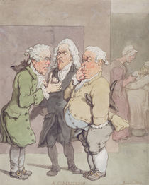 The Doctor's Consultation, 1815-1820 von Thomas Rowlandson