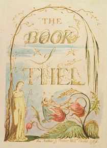 The Book of Thel, plate 2 by William Blake