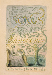 Title Page, plate 2 from 'Songs of Innocence: Innocence' by William Blake
