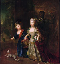 Crown Prince Frederick II with his sister Wilhelmine von Antoine Pesne