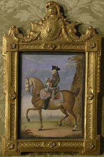 Frederick II on horseback by Daniel Nikolaus Chodowiecki