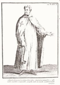 A Templar in his habit von French School