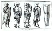 Effigies of Knights Templars von English School