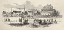 Shrewsbury Races, from 'The Illustrated London News' by English School