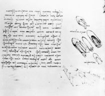 Fol. 49v from the Codex Arundel 263 von Leonardo Da Vinci