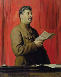 Portrait of Josif Stalin, 1933 by Isaak Israilevich Brodsky