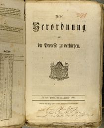 Legal Procedure of 1776 by German School