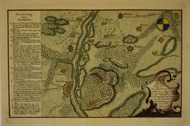 Plan of the Battle of Kunersdorf von German School