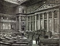 Interior of Houses of Parliament by English School