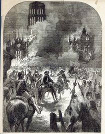The burning of Old St. Paul's von English School