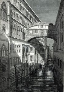 Bridge of Sighs, Venice von Emile Theodore Therond