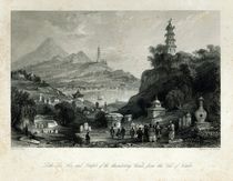 Lake See-Hoo and the Temple of the Thundering Winds by Thomas Allom