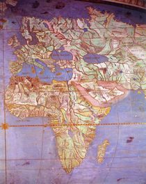 Map of Europe and Africa, from the 'Sala Del Mappamondo' von Antonio Giovanni de Varese