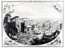 Early Settlement of Venice by Italian School