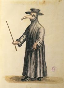 Venetian Doctor during the time of the plague von Jan van Grevenbroeck