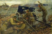 The Battle of Yelnya near Moscow in 1941 by Mikhail Ananievich Ananyev