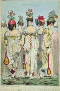 Parisian Ladies in Winter Dresses for 1800 von James Gillray