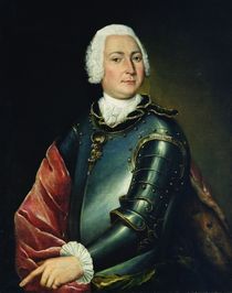 Portrait of Count Ernst Christoph von Manteuffel by Lucas Conrad Pfanzelt