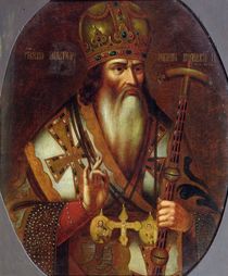 Portrait of Joachim, Patriarch of Moscow von Russian School