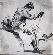 Seated man by Joseph Mallord William Turner