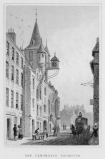 The Canongate Tolbooth, Edinburgh by Thomas Hosmer Shepherd