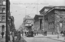 Mosley Street, and City Art Gallery von English Photographer