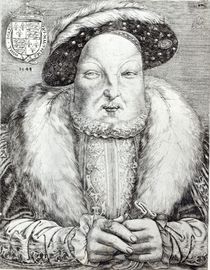 Portrait of Henry VIII, 1548 by Cornelis Massys