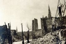Ypres from Rue de Ville, June 1915 by English Photographer