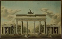 Brandenburg Gate, 1812 von German School