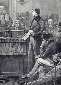 Mr Gladstone delivering his Maiden Speech in the House of Commons by English School
