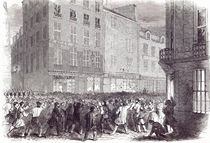 Bread Riot, in the Rue du Faubourg St. Antoine by English School