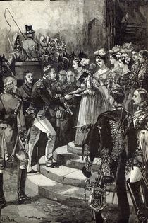 Reception of Louis Philippe at Windsor Castle von English School