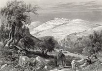 The Mount of Olives, from Mount Zion by Harry Fenn