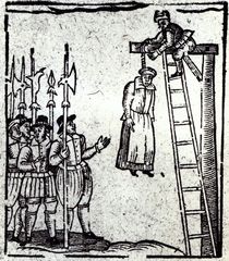 Public Hanging of a Woman by English School