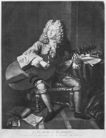 Marin Marais, 1704 by Andre Bouys