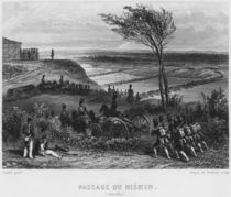 Crossing the River Niemen in June 1812 von Denis-Auguste-Marie Raffet