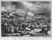 Crossing the Berezina on November 1812 von Carel Christian Anthony Last