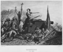 The Siege of Zaragoza in June 1808 by Denis-Auguste-Marie Raffet