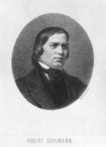 Robert Schumann, 1839 von Josef Nikolaus Kriehuber