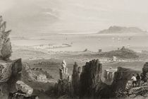 Dublin Bay from Kingstown Quarries by William Henry Bartlett