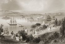 The Cove of Cork , County Cork by William Henry Bartlett
