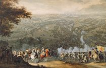 The Battle of Poltava, engraved by one of the Nicolas Larmessin family von Pierre-Denis Martin