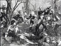 The Death of the King Maker at the Battle of Barnet by English School