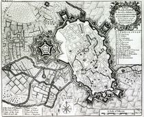 Plan of Lisle, 1736 von Thomas Lediard