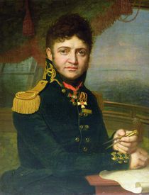 Portrait of Yuri F. Lisyansky von Vladimir Lukich Borovikovsky