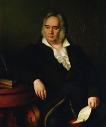 Portrait of Ivan A. Krylov von Johann Leberecht Eggink
