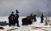 Alexander Pushkin's duel with Georges d'Anthes von Alexander Avvakumovich Naumov