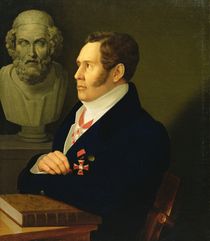 Portrait of Nikolay Gnedich by Mikhail Prokopyevich Vishnevitsky